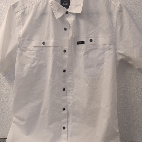 Wrangler Other - White Short Sleeve Men's Shirt